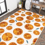 Quinn citrus Slice High-low Indoor/outdoor Area Rug