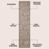 Menton tropical Leaf High-low Indoor/outdoor Area Rug