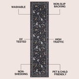 Menton tropical Leaf High-low Indoor/outdoor Area Rug