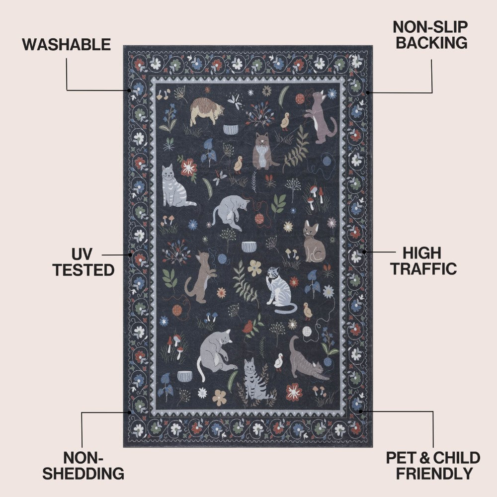 Menton tropical Leaf High-low Indoor/outdoor Area Rug