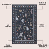 Menton tropical Leaf High-low Indoor/outdoor Area Rug