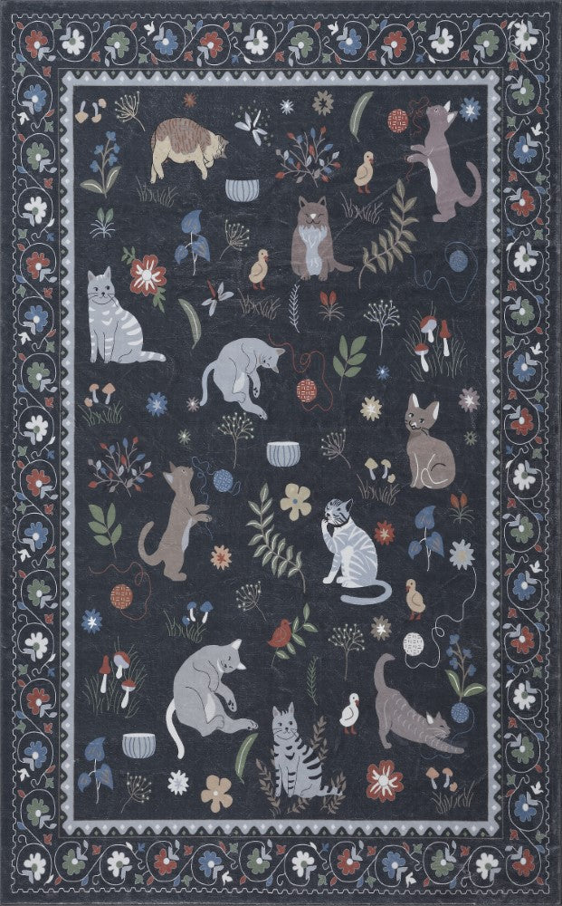 Menton tropical Leaf High-low Indoor/outdoor Area Rug