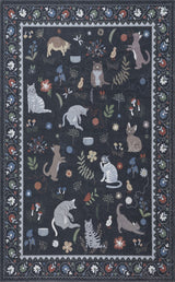 Menton tropical Leaf High-low Indoor/outdoor Area Rug