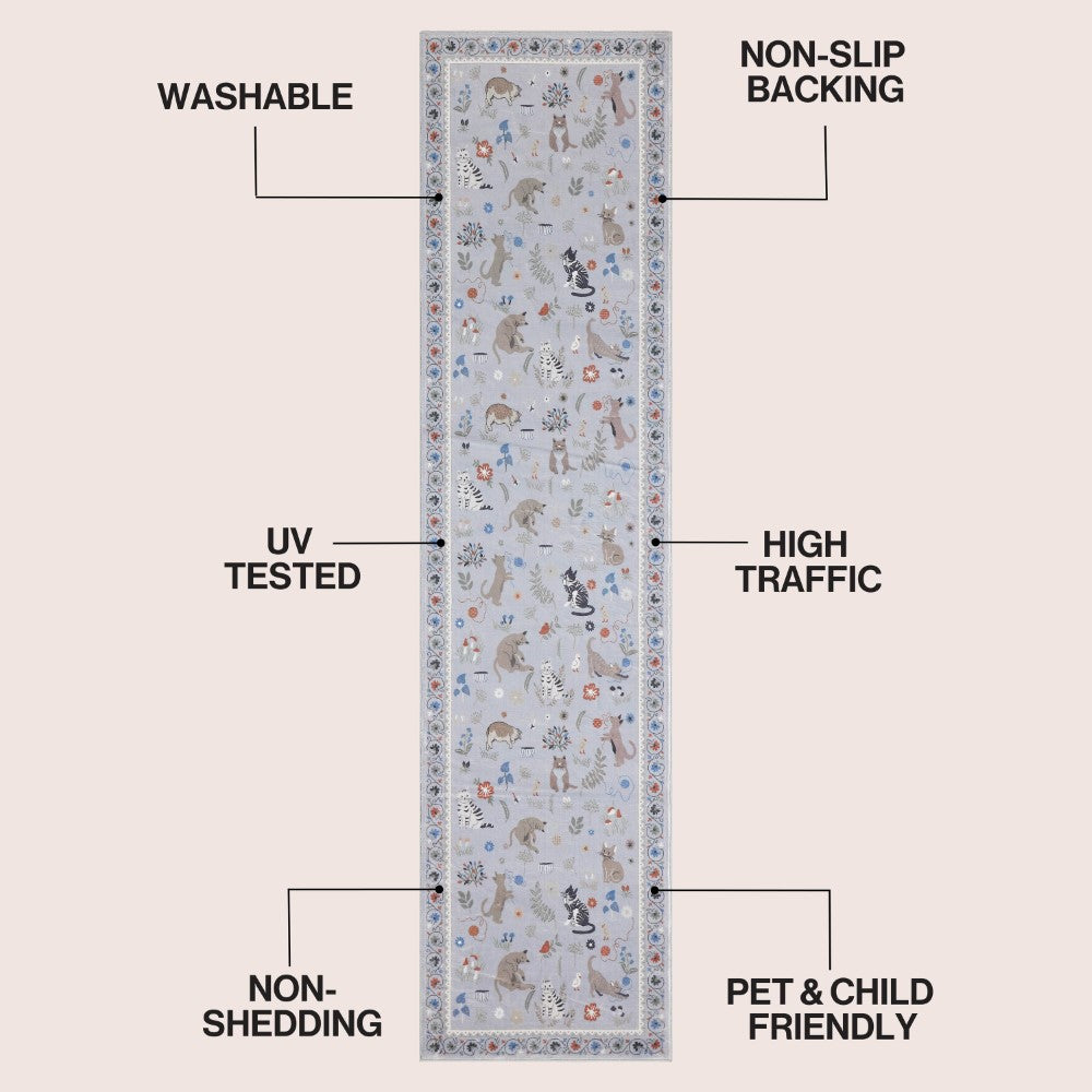 Menton tropical Leaf High-low Indoor/outdoor Area Rug