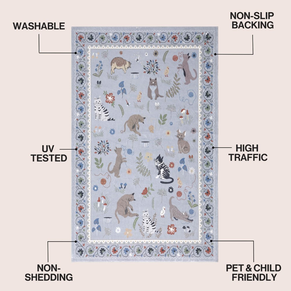 Menton tropical Leaf High-low Indoor/outdoor Area Rug