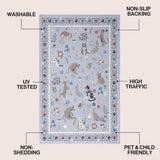Menton tropical Leaf High-low Indoor/outdoor Area Rug
