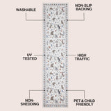 Menton tropical Leaf High-low Indoor/outdoor Area Rug