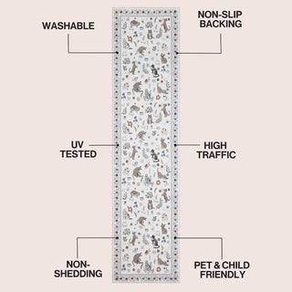 Menton tropical Leaf High-low Indoor/outdoor Area Rug