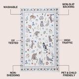 Menton tropical Leaf High-low Indoor/outdoor Area Rug