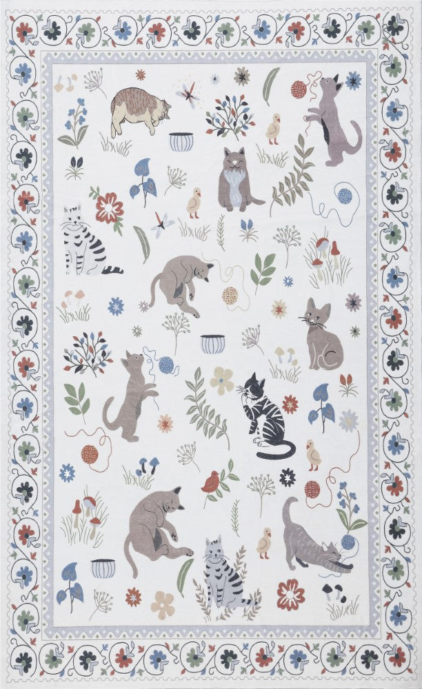 Menton tropical Leaf High-low Indoor/outdoor Area Rug