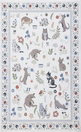 Menton tropical Leaf High-low Indoor/outdoor Area Rug