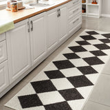 Daxaa Classic Geometric Diamond Pattern Area Rug