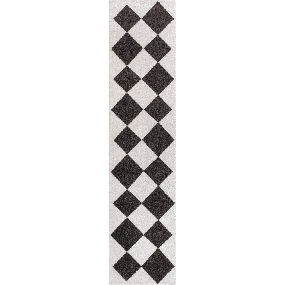 Daxaa Classic Geometric Diamond Pattern Area Rug