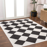 Daxaa Classic Geometric Diamond Pattern Area Rug