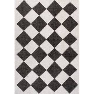 Daxaa Classic Geometric Diamond Pattern Area Rug
