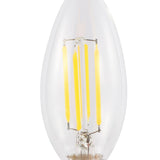 Performance Non-Dimmable C35-4W LED Edison Glass Bulbs with E12 Base