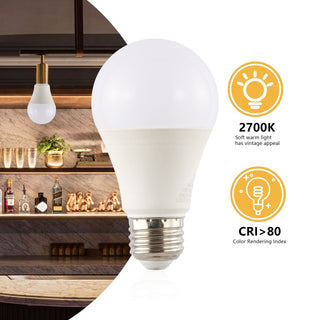 Regal Non-Dimmable A19-9W LED Bulbs with E26 Base