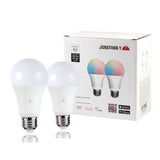 Superba Smart A19 Dimmable Light Bulb - Dimmable Color Changing LED; Compatible with Alexa and Google Home Assistant, No Hub Required (SET of 2) Set 2