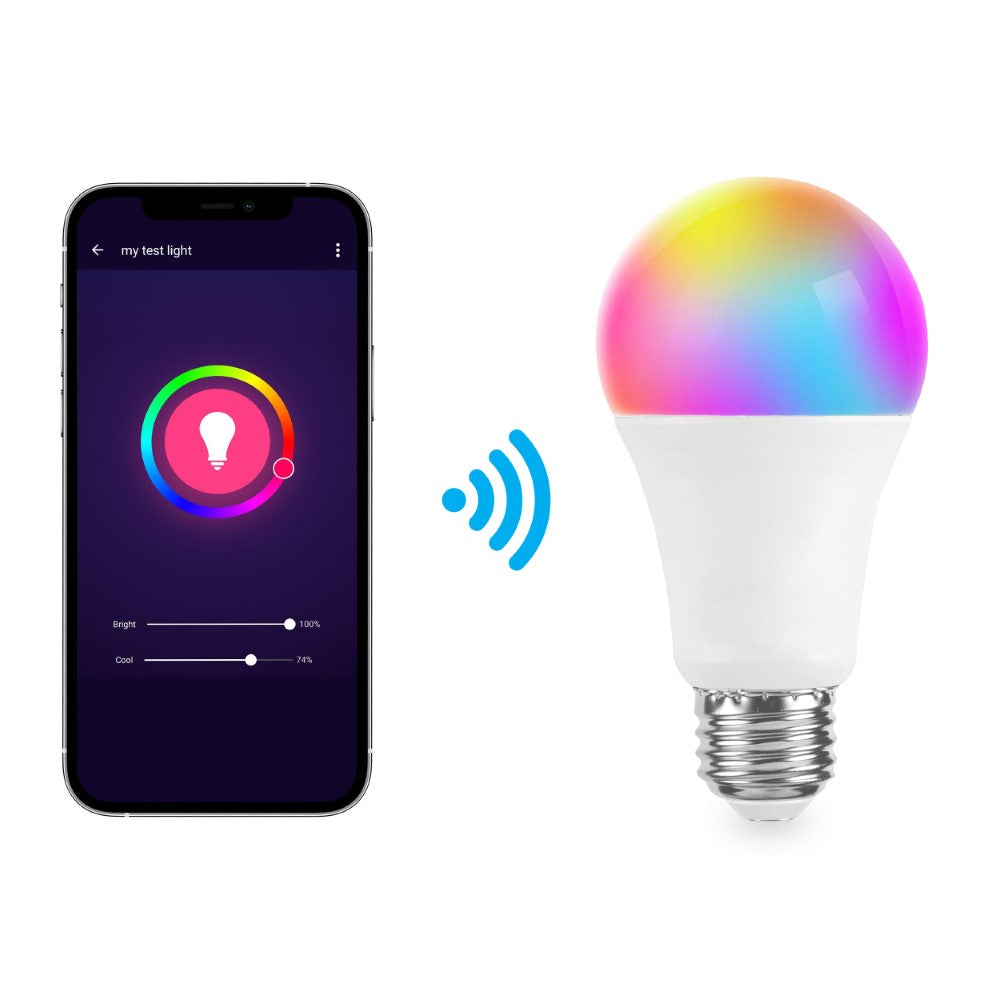 Superba Smart A19 Dimmable Light Bulb - Dimmable Color Changing LED; Compatible with Alexa and Google Home Assistant, No Hub Required (SET of 2) Set 2