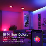 Superba Smart A19 Dimmable Light Bulb - Dimmable Color Changing LED; Compatible with Alexa and Google Home Assistant, No Hub Required (SET of 2) Set 2