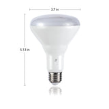Supremat Smart BR30 Dimmable Light Bulb - Dimmable Color Changing LED; Compatible with Alexa and Google Home Assistant, No Hub Required (SET of 2) Set 2