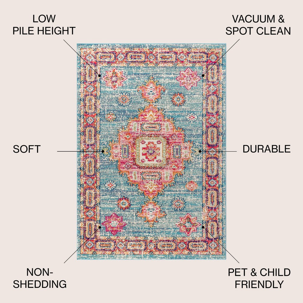 Madison Bohemian FLAIR Boho Vintage Area Rug