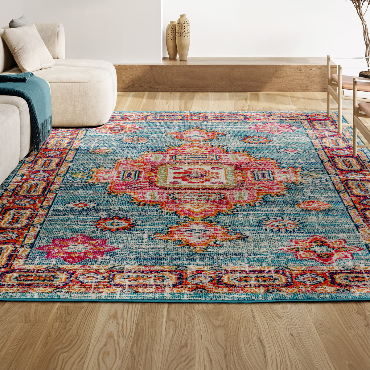 Madison Bohemian FLAIR Boho Vintage Area Rug