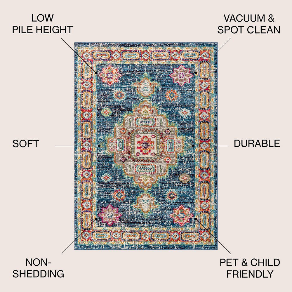 Madison Bohemian FLAIR Boho Vintage Area Rug