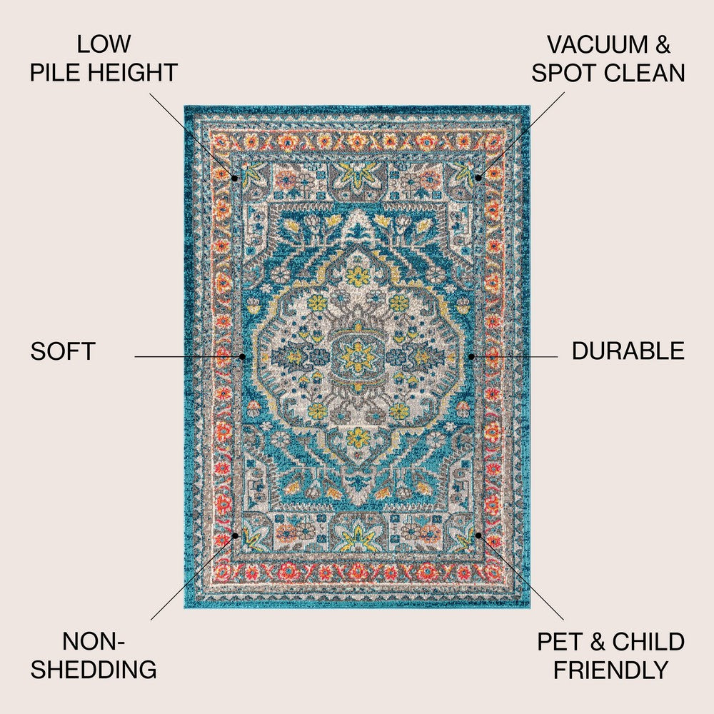Geneva Bohemian FLAIR Boho Vintage Area Rug