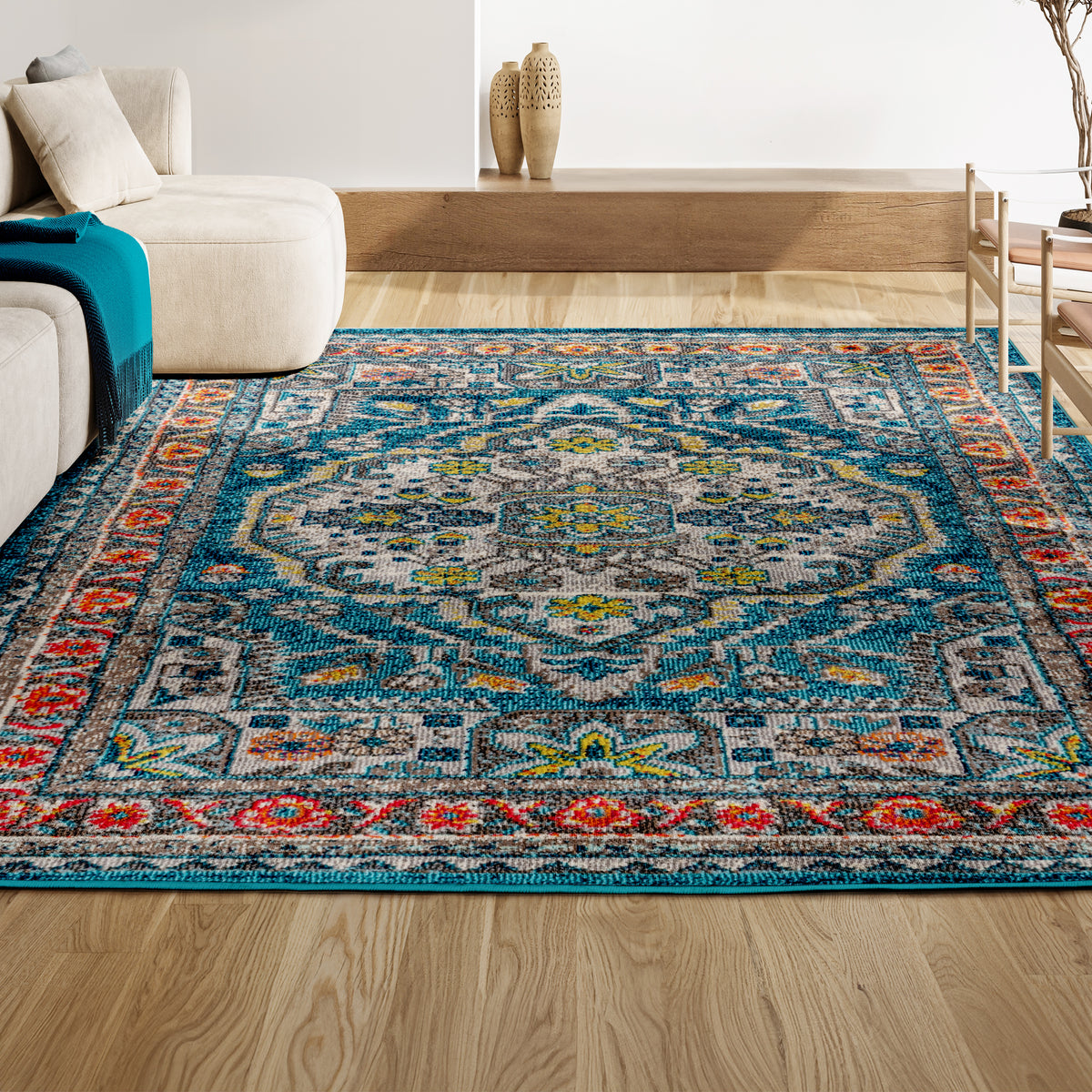 Geneva Bohemian FLAIR Boho Vintage Area Rug