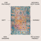 Verona Bohemian FLAIR Boho Vintage Area Rug