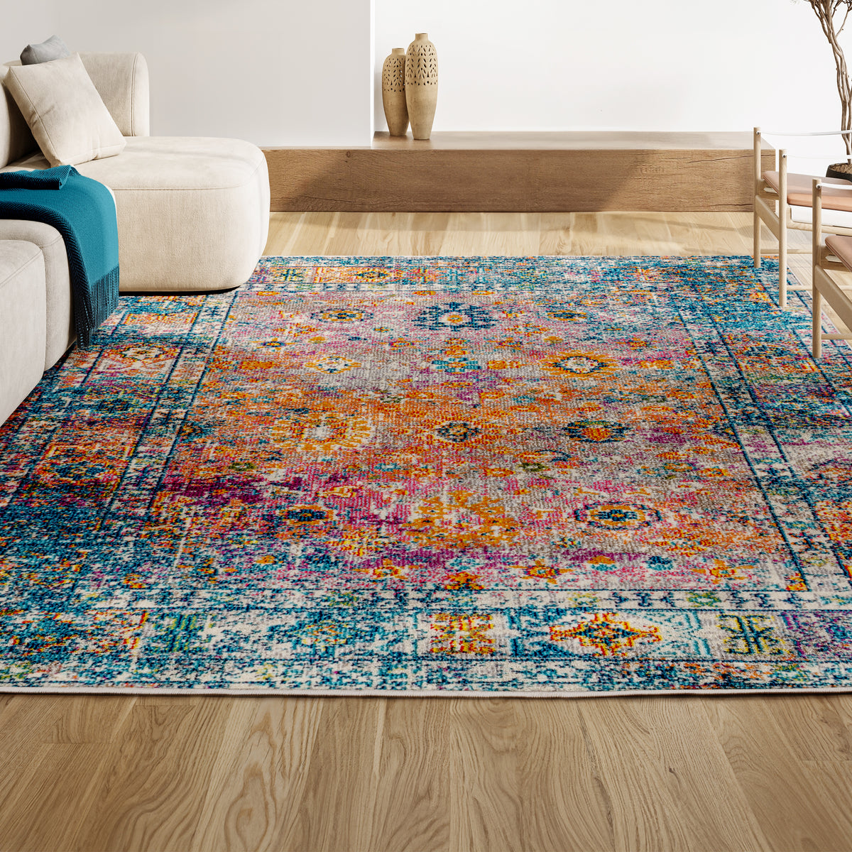 Verona Bohemian FLAIR Boho Vintage Area Rug