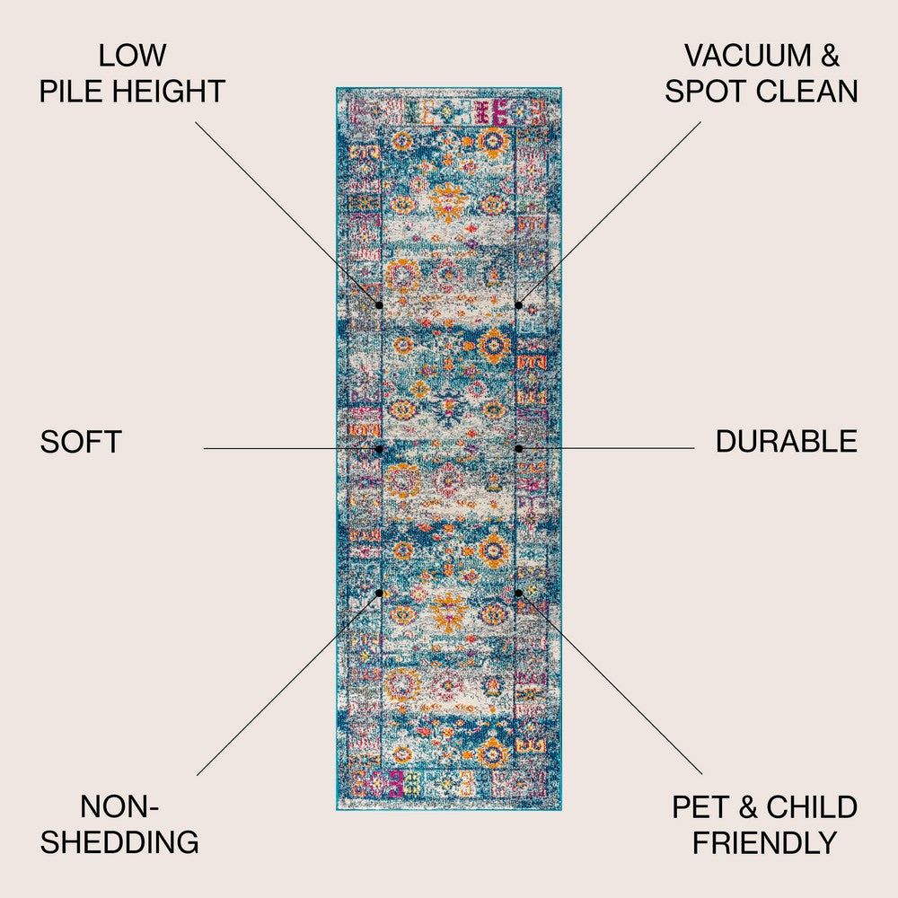 Verona Bohemian FLAIR Boho Vintage Area Rug