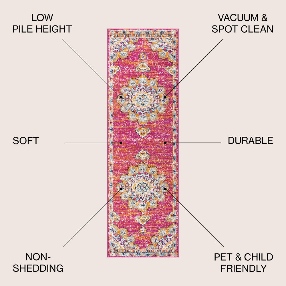 Phoenix Bohemian FLAIR Boho Vintage Area Rug