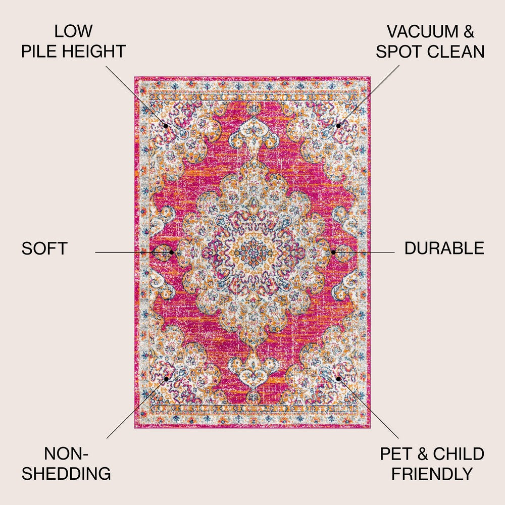 Phoenix Bohemian FLAIR Boho Vintage Area Rug