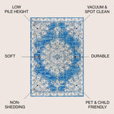 Phoenix Bohemian FLAIR Boho Vintage Area Rug