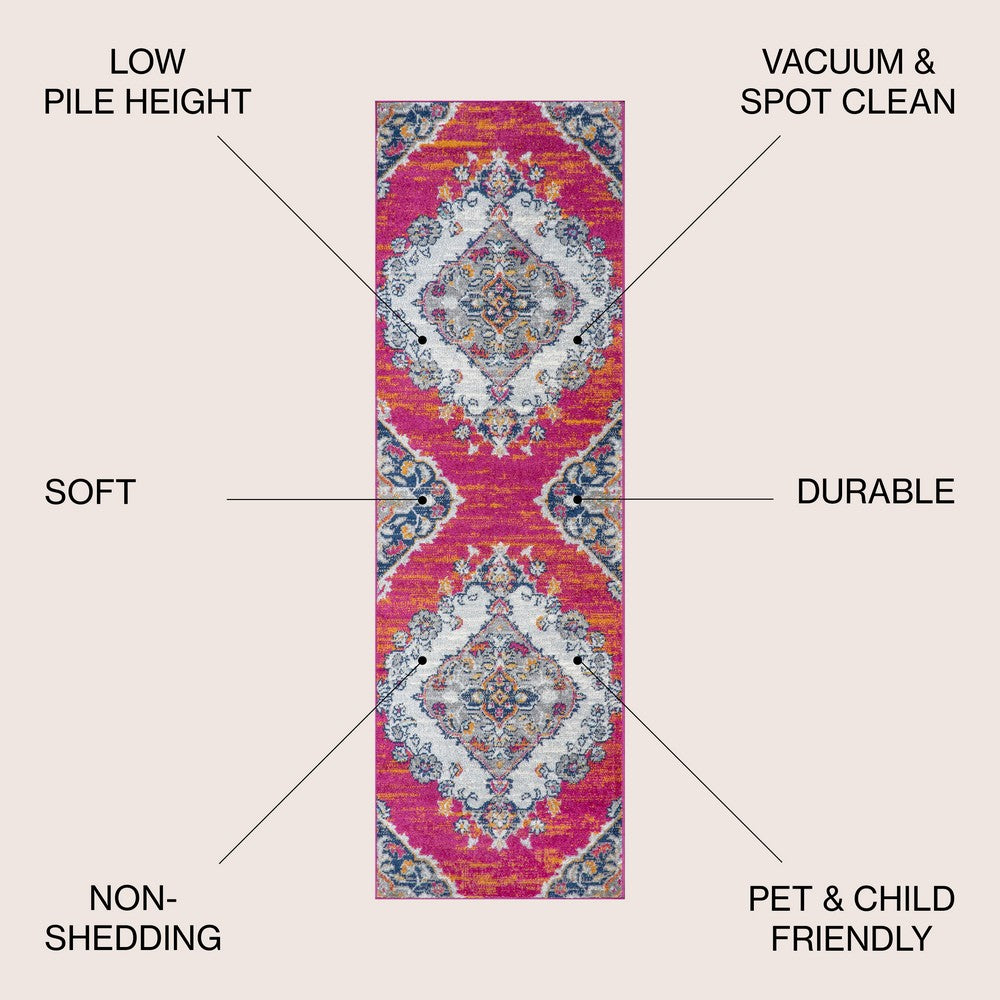 Savannah Bohemian FLAIR Boho Vintage Area Rug