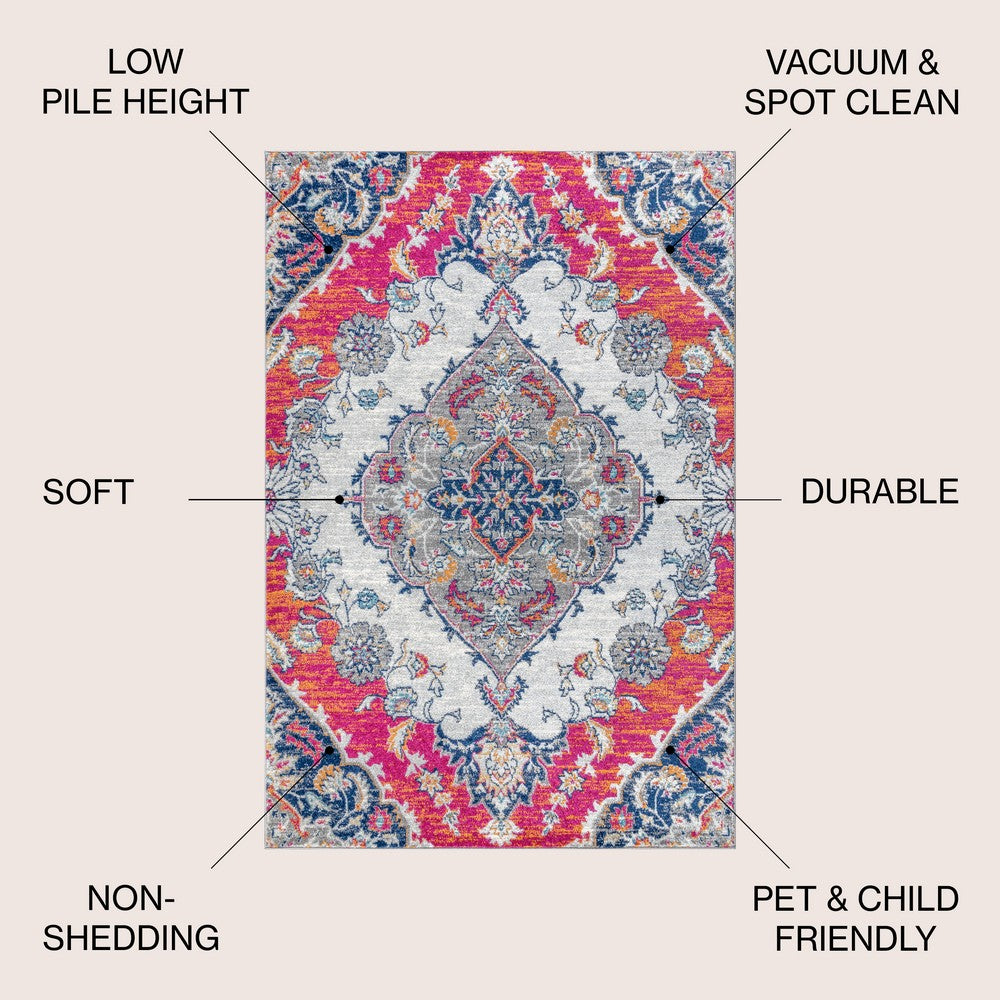 Savannah Bohemian FLAIR Boho Vintage Area Rug