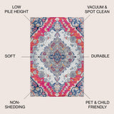 Savannah Bohemian FLAIR Boho Vintage Area Rug