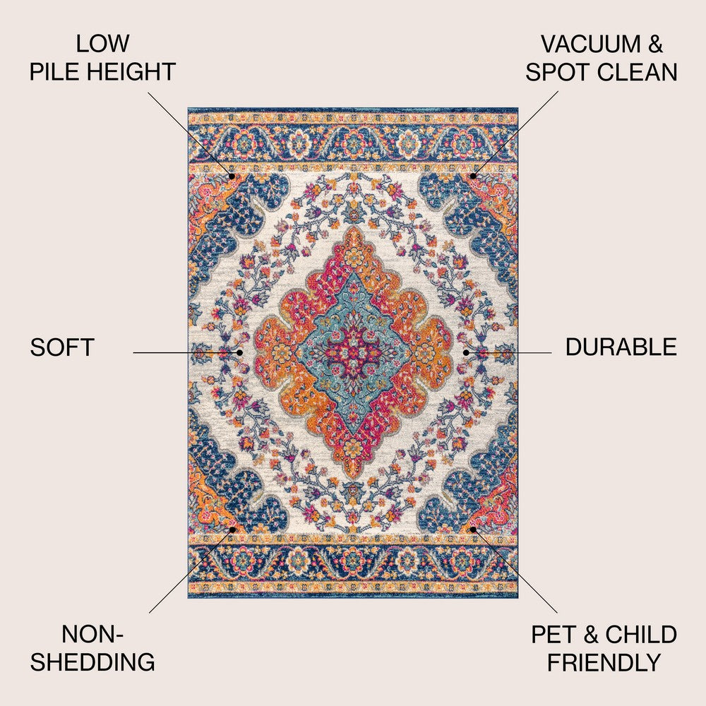 Florance Bohemian FLAIR Boho Vintage Area Rug
