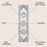 Cassiopeia Inigo Cottage Medallion Area Rug