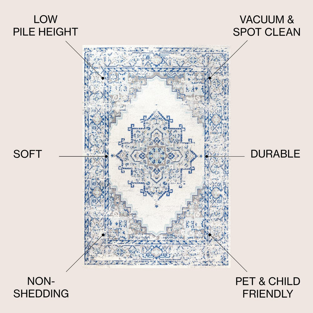 Cassiopeia Inigo Cottage Medallion Area Rug