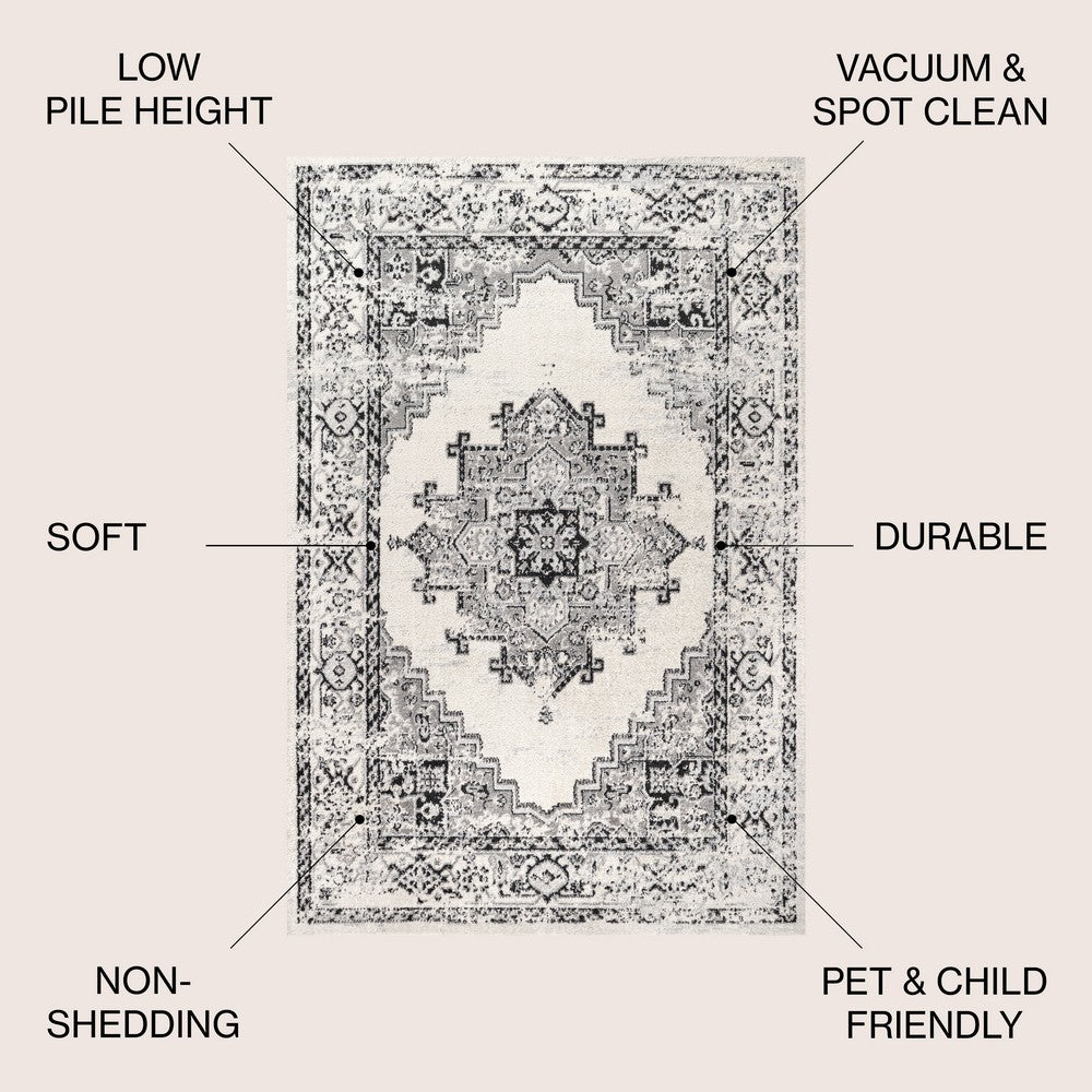 Cassiopeia Inigo Cottage Medallion Area Rug