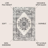 Cassiopeia Inigo Cottage Medallion Area Rug