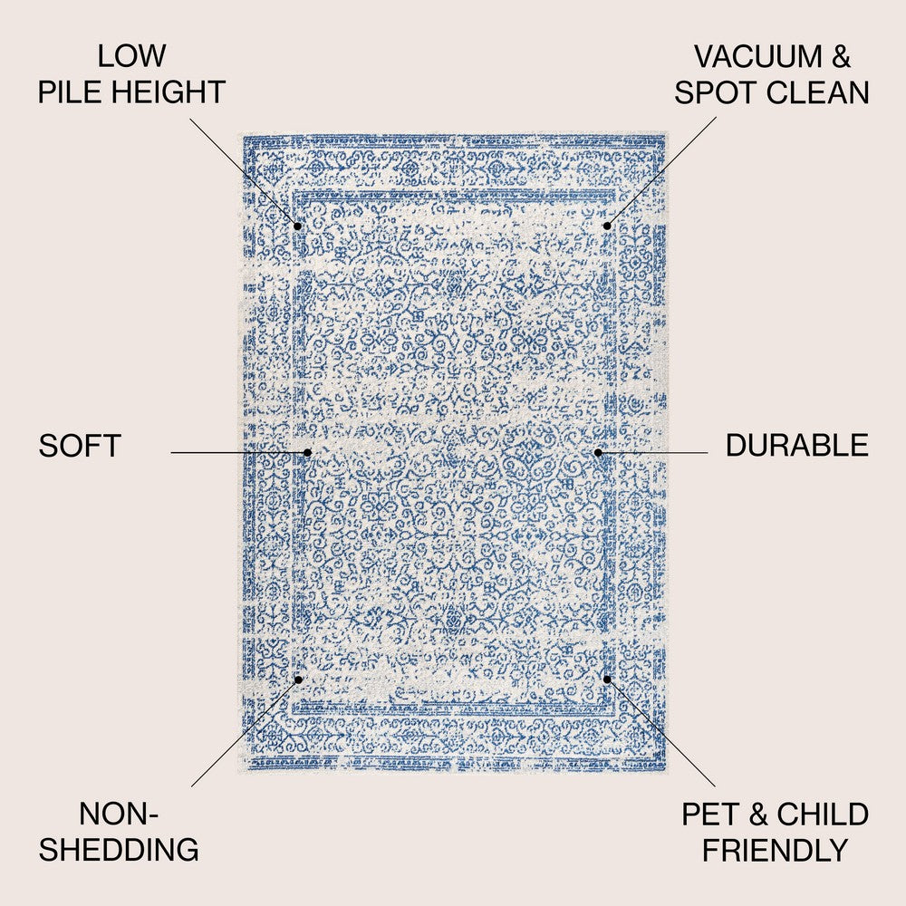 Scorpius Ferro Filigree Modern Area Rug