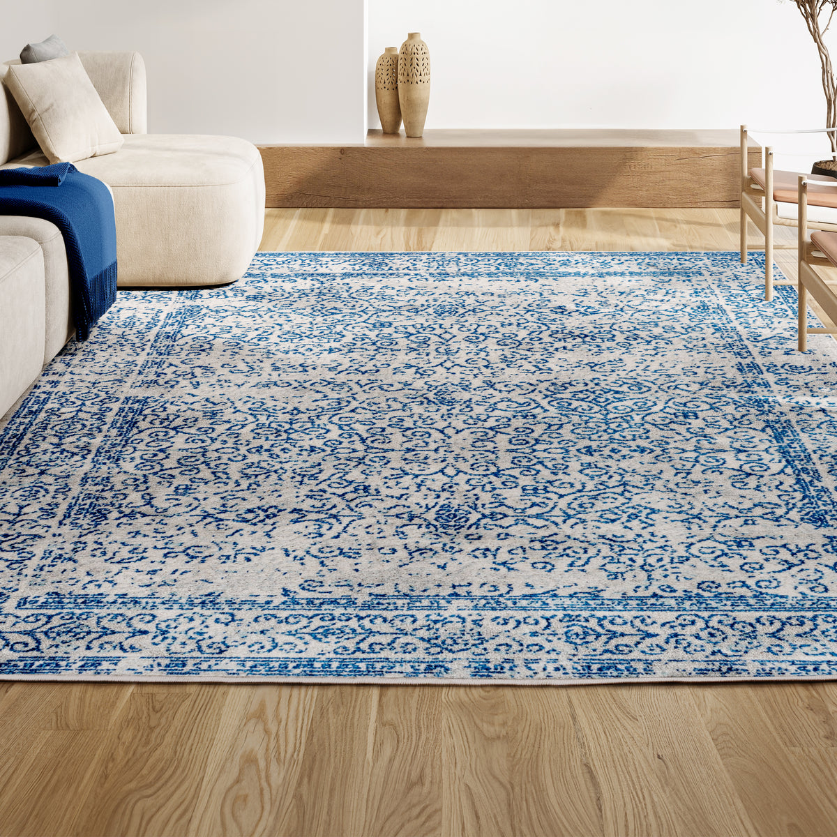 Scorpius Ferro Filigree Modern Area Rug