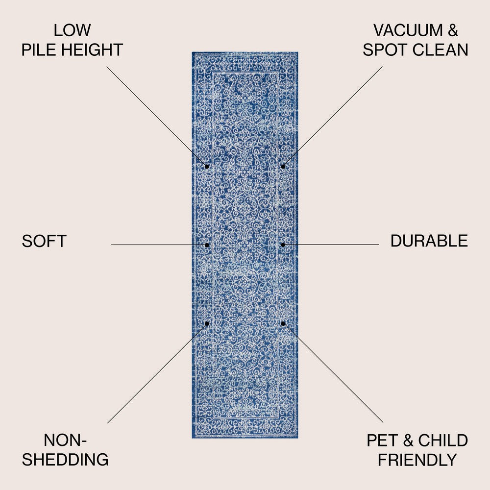 Scorpius Ferro Filigree Modern Area Rug