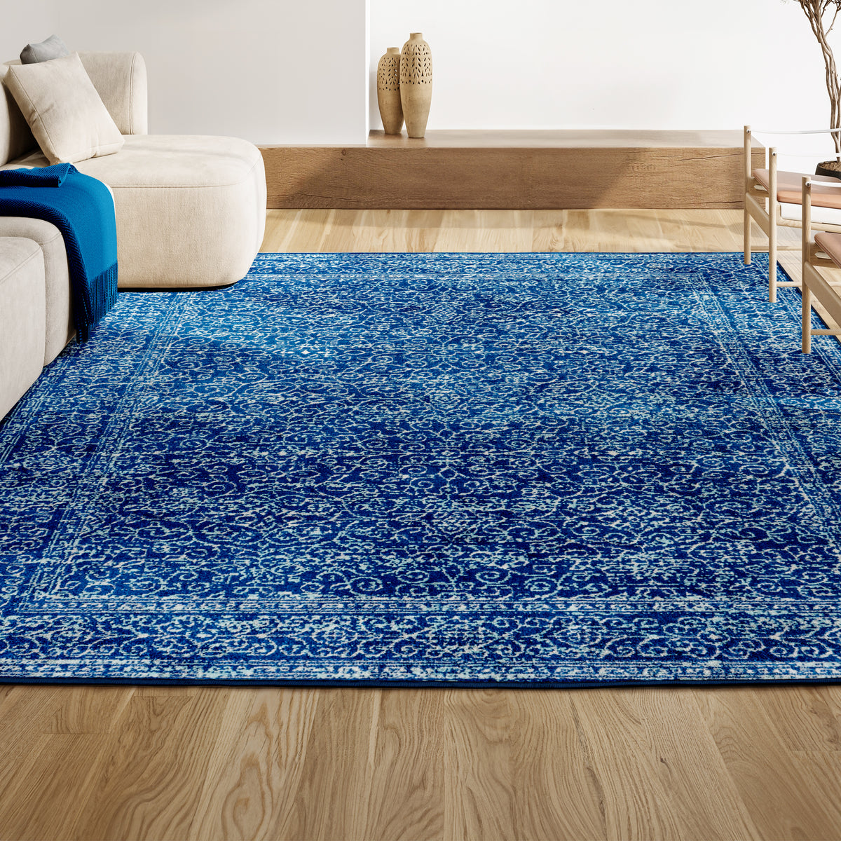 Scorpius Ferro Filigree Modern Area Rug