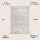 Scorpius Ferro Filigree Modern Area Rug