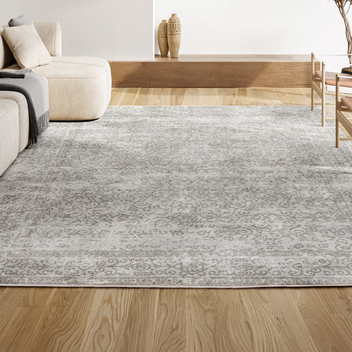 Scorpius Ferro Filigree Modern Area Rug